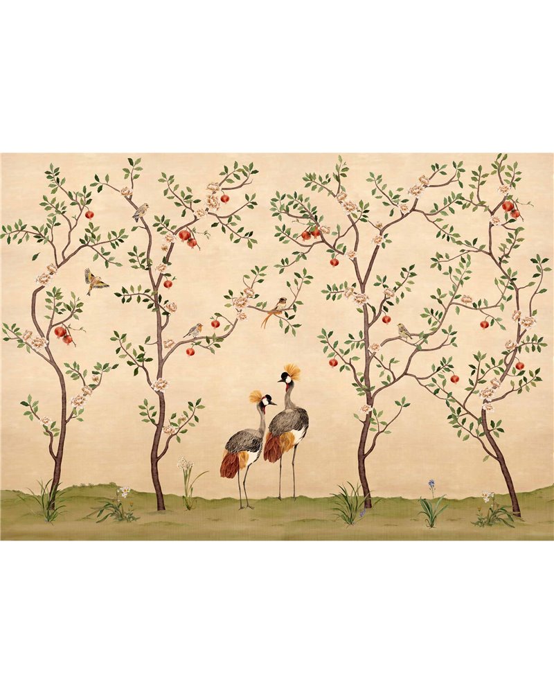 Crowned Crane Nacre B00164 Crowned Crane Nacre B00164