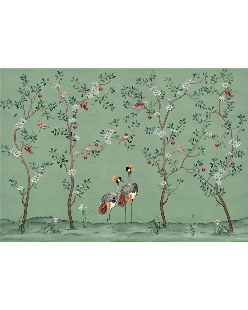 Crowned Crane Turquoise B00161 Crowned Crane Turquoise B00161