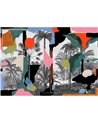 Colonial Abstraction Pink M5001-1