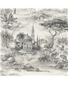 Jardin Italien Noir Et Blanc DOM3013