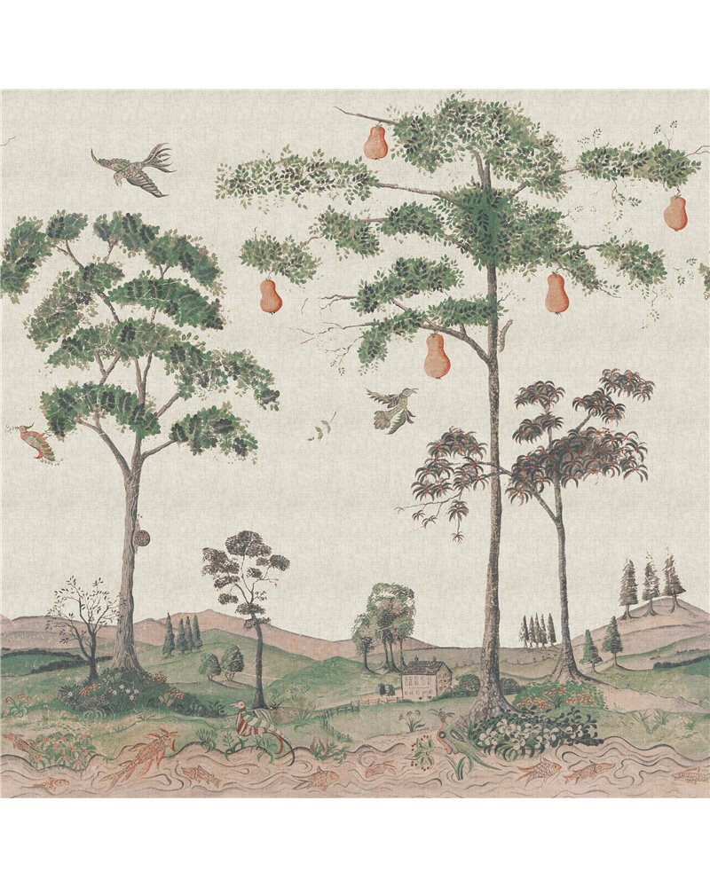 Mythical Land On Linen KKMYLALIN