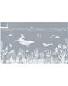 Monochrome Sea - Blue WC14688