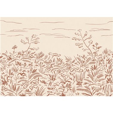 Floral Cave Red M5102-3