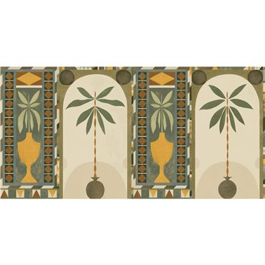 Jungle Arches Green M5101-4
