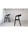 SET 2 SILLAS NOA.MADERA. NEGRO BEIGE