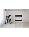 SET 2 SILLAS NOA.MADERA. NEGRO BEIGE