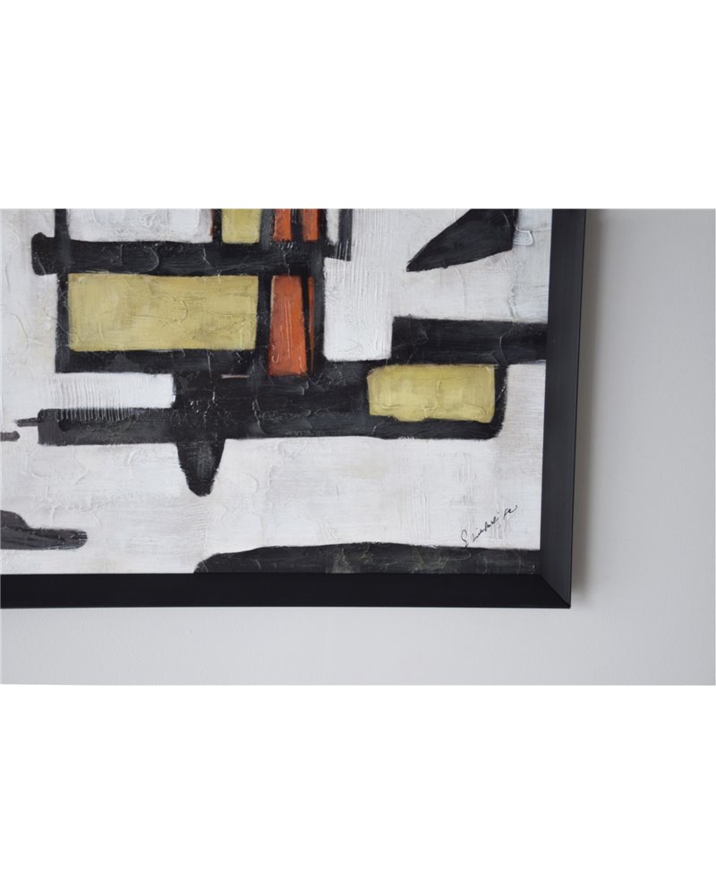 CUADRO ABSTRACTO LABERINTO N2. MARCO