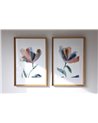 CUADRO DECORATIVO FLOR N2. CRISTAL MARCO