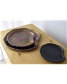 SET 3 CENTROS ADRA. METAL. COBRE Y NEGRO