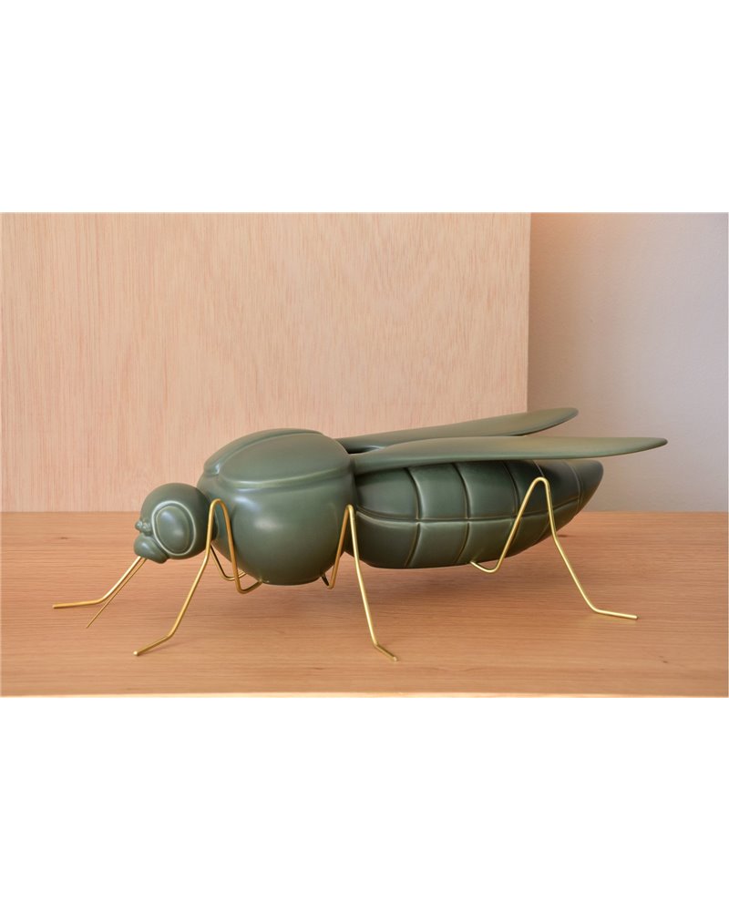 ESCULTURA MOSQUITO. VERDE MILITAR MATE ESCULTURA MOSQUITO. VERDE MILITAR MATE