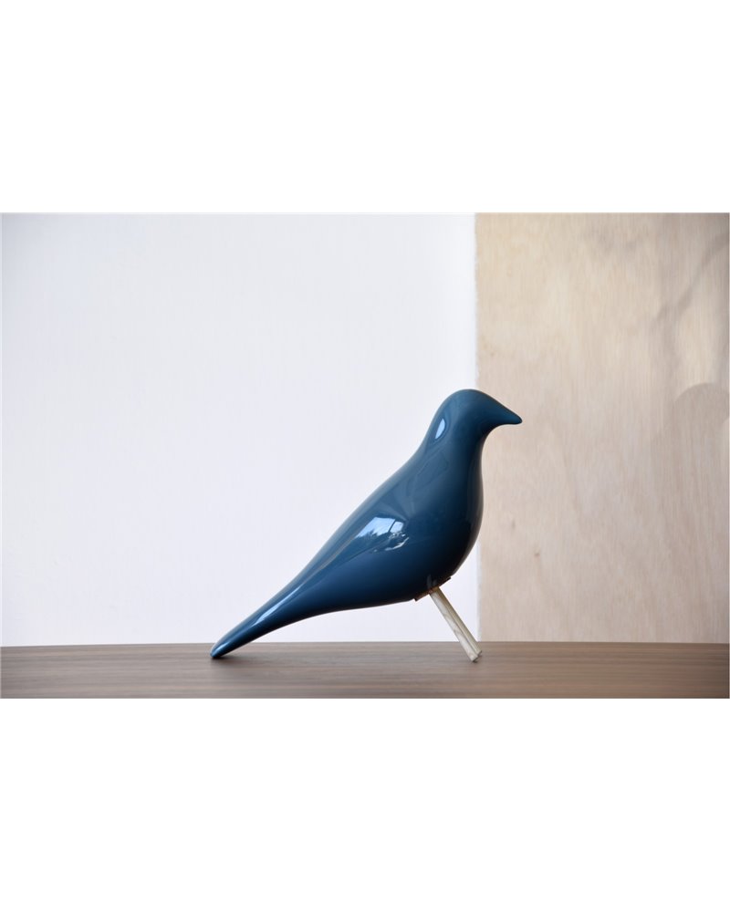 PÁJARO CERÁMICA COLOR AZUL BRILLO PÁJARO CERÁMICA COLOR AZUL BRILLO
