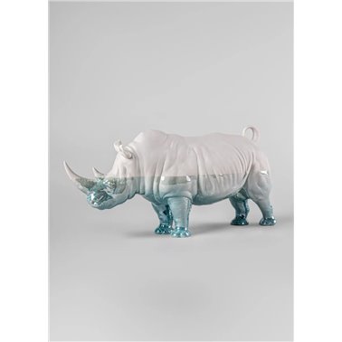 Sculpture de rhinocéros -...
