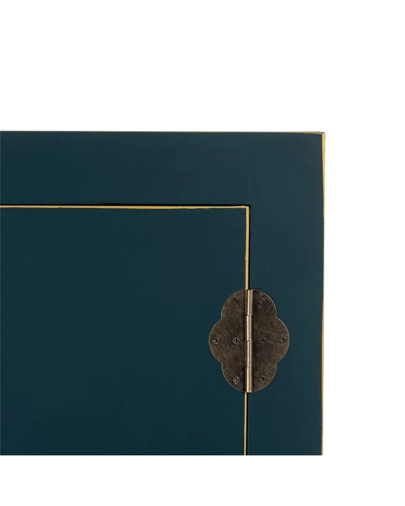 ARMARIO AZUL MADERA ''ORIENTE'' 100 X 45 X 160 CM