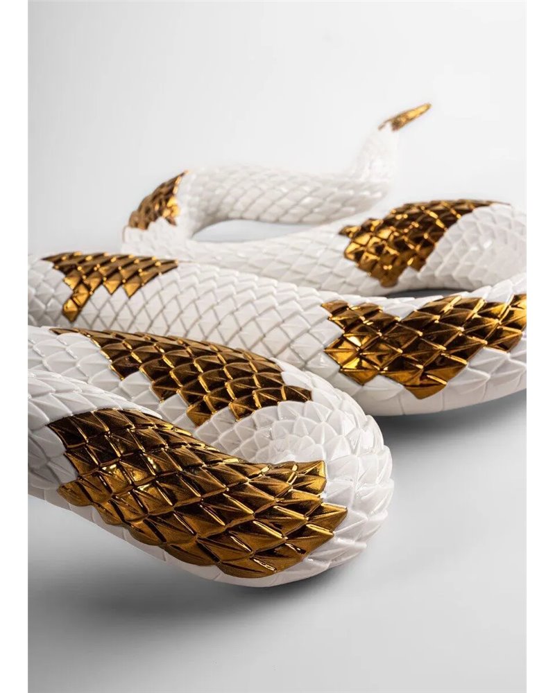 Serpiente (blanco - cobre)