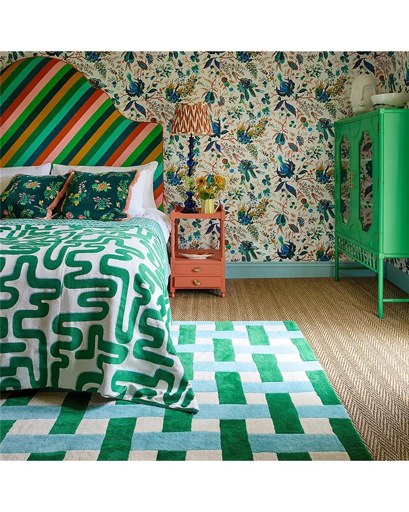 Basketweave Emerald Aquamarine 144107.webp