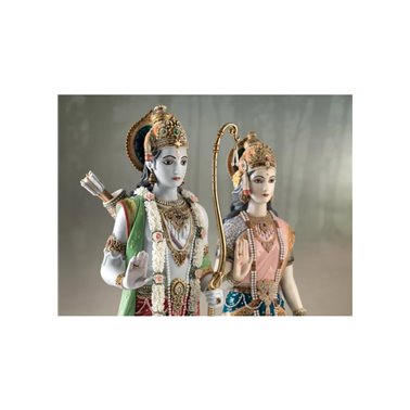 Escultura Rama e Sita....