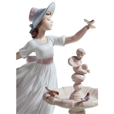 Mädchenfigur Kleine Vögel...
