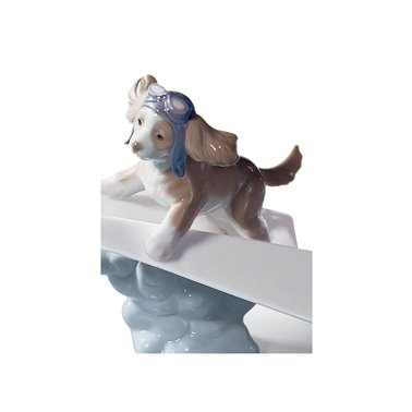 Estatueta de avião de papel...