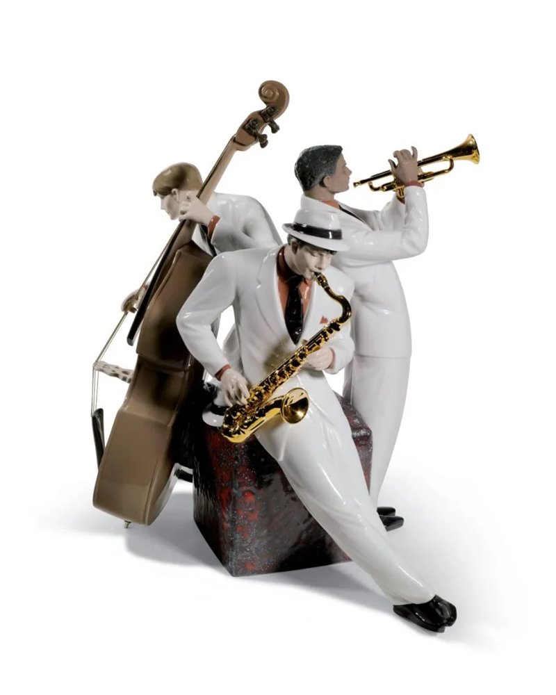 Figura músicos Trío de jazz. Serie limitada Figura músicos Trío de jazz. Serie limitada