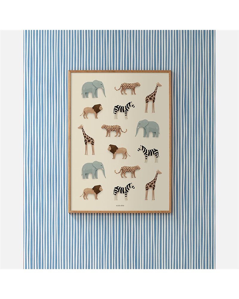 Stripes Parisian Blue