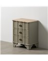 MESITA TAUPE MADERA 50 X 35 X 60 CM