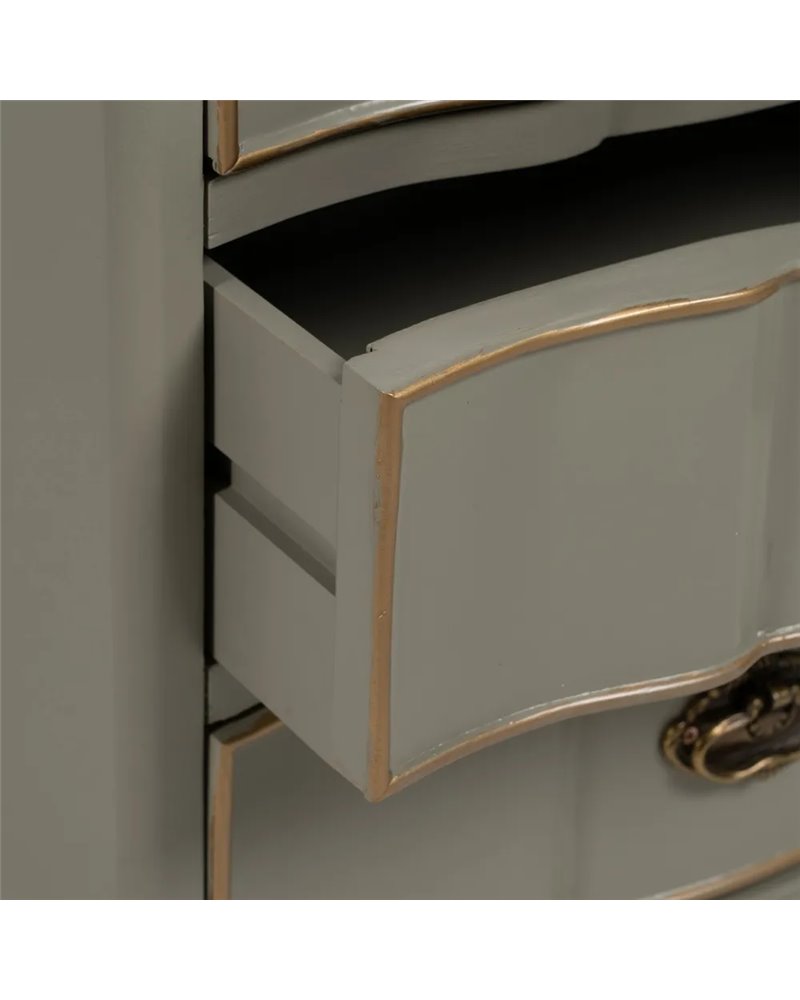 MESITA TAUPE MADERA 50 X 35 X 60 CM