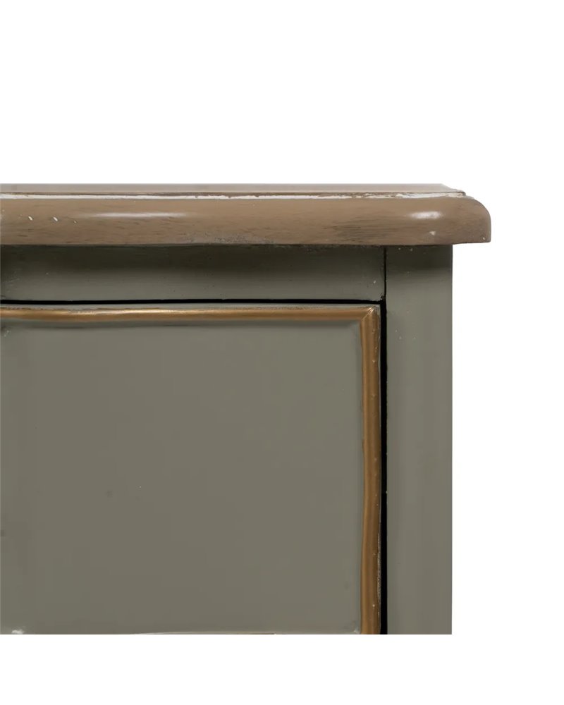 MESITA TAUPE MADERA 50 X 35 X 60 CM