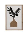 CUADRO JARRÓN 2/M DM-MADERA DECORACIÓN 40 X 2 X 60 CM