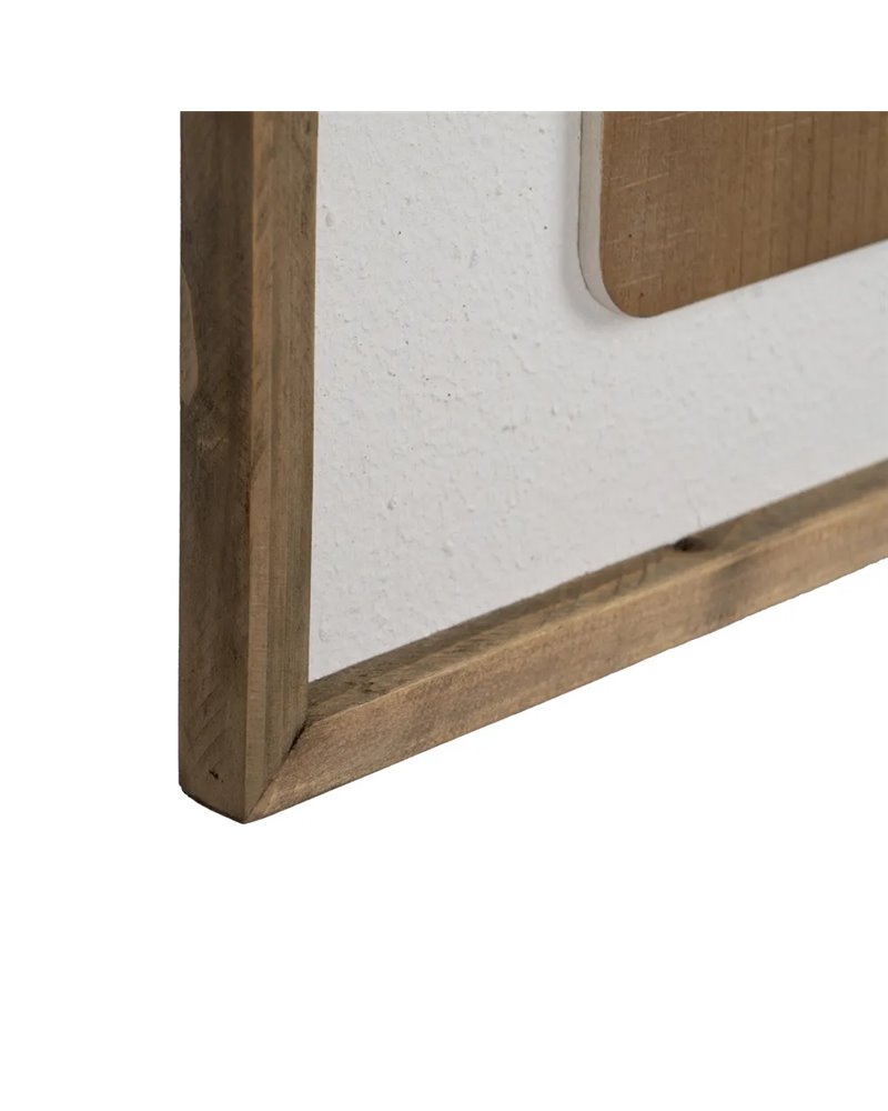 CUADRO JARRÓN 2/M DM-MADERA DECORACIÓN 40 X 2 X 60 CM