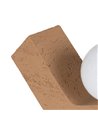 LÁMPARA MESA BEIGE POLIRESINA 29 X 9,50 X 19,50 CM