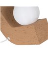 LÁMPARA MESA BEIGE POLIRESINA 29 X 9,50 X 19,50 CM