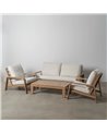 CONJUNTO JARDÍN NATURAL-BEIGE ALUMINIO 1 CM