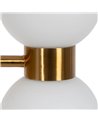 APLIQUE BLANCO-ORO CRISTAL-METAL 18 X 12 X 36 CM