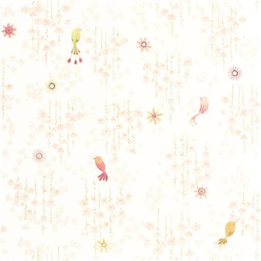 Tropical Birds Rose Blush 200784343