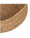 CESTA FIBRA NATURAL DECORACIÓN 37 X 37 X 21 CM