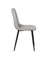 SILLA GRIS CLARO TERCIOPELO CONTRACT 45 X 51 X 88,50 CM