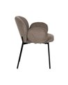 SILLA TAUPE TEJIDO-METAL 66 X 60 X 79 CM