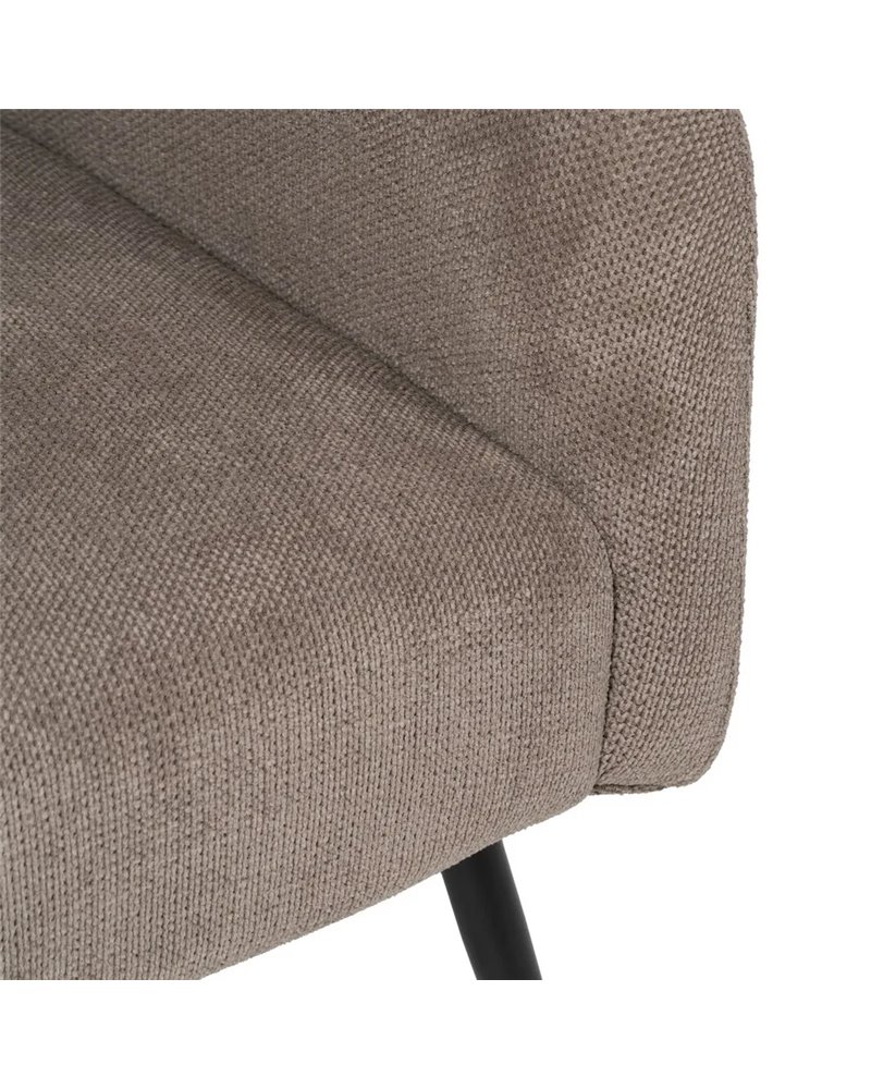 SILLÓN TAUPE TEJIDO-METAL 69 X 72 X 79 CM
