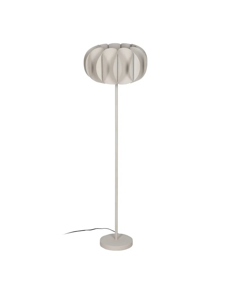 LÁMPARA SUELO BLANCO METAL ILUMINACIÓN 44 X 44 X 151 CM