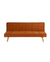 SOFÁ-CAMA NARANJA MADERA DECORACIÓN 175 X 84 X 73 CM
