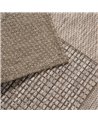 ALFOMBRA MARRÓN POLIPROPILENO 160 X 230 CM