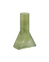 FIGURA BOTELLA VERDE-AMARILLO CRISTAL 16,80 X 16,80 X 33,50