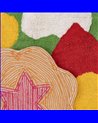 ALFOMBRA FLORES ALGODÓN INFANTIL 150 CM