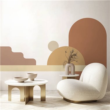 Fresque Paperpaint® Antique riviera SAND - Taille L