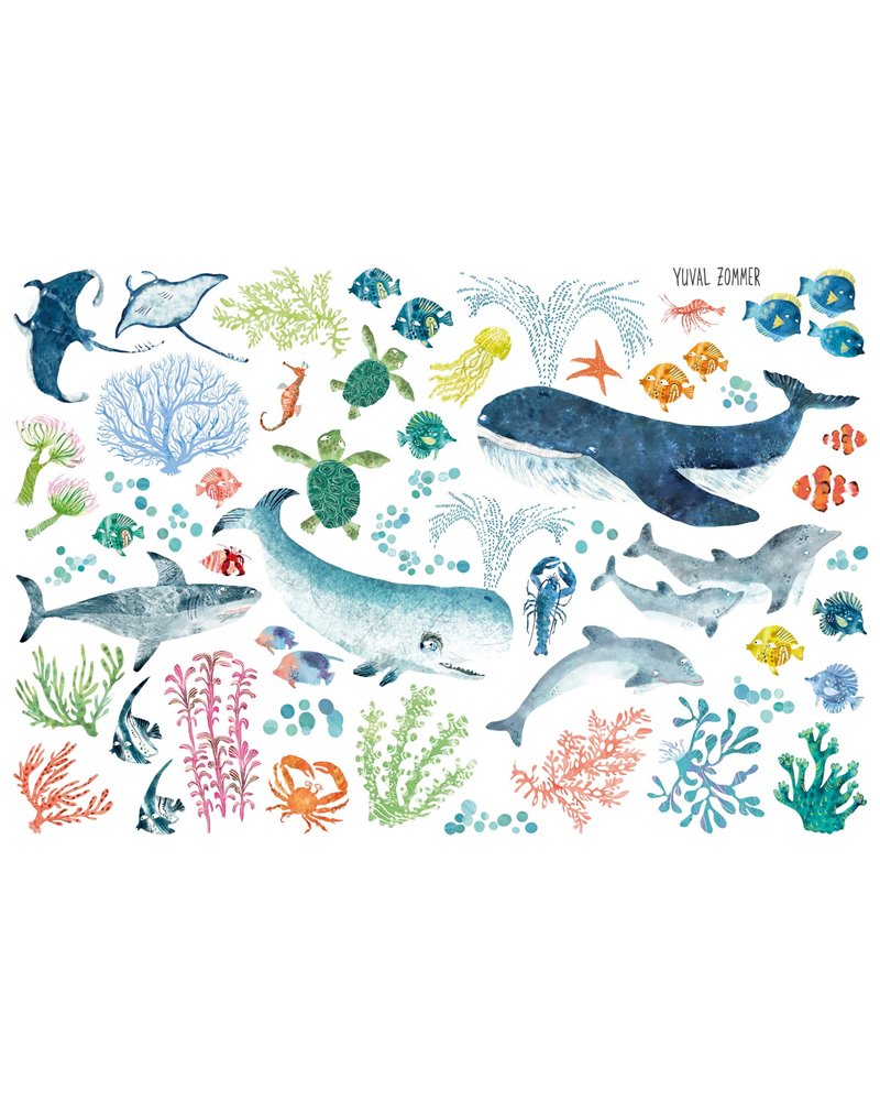 Coral Kingdom Wall Stickers W65801 Coral Kingdom Wall Stickers W65801