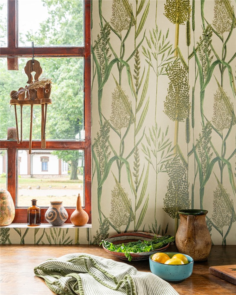 Riverside flora Anthracite WP30166