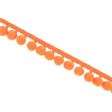 Mini Pom Braid Pumpkin T13203