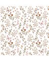 H0795 Coccinella Papillons Et Fleurs