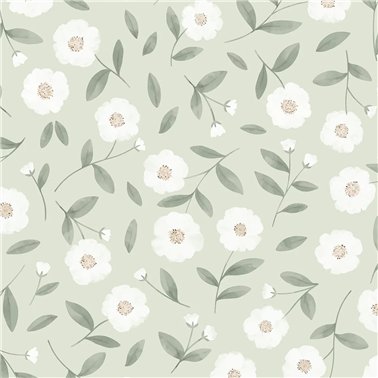 H0787 Eden Eclat Et Boutons De Rose Blanche