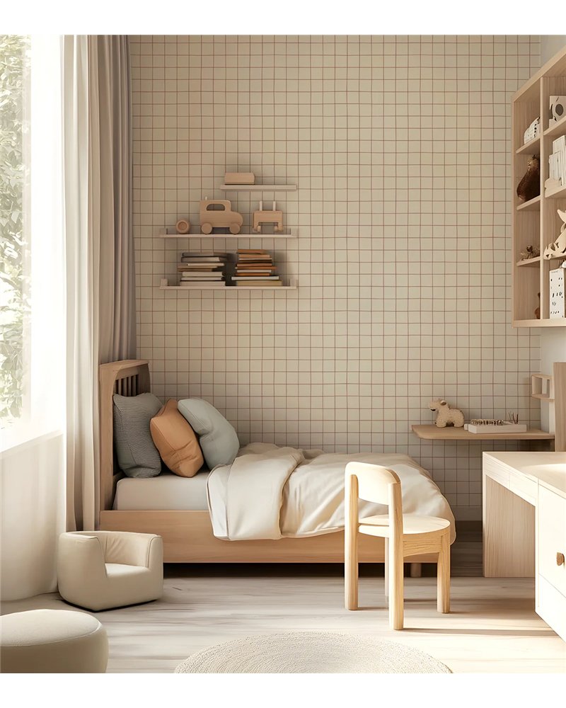 H0793 Minima Quadrillage Caramel